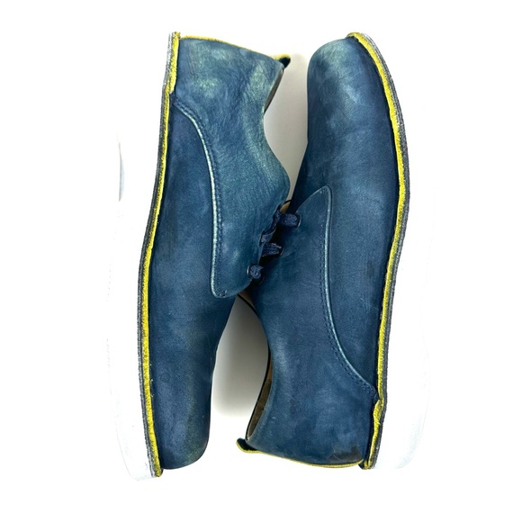 Samuel Hubbard Hubbard Free Vibram Blue Suede Walking Shoes M1100-016 Men’s Sz 9 - Picture 6 of 9